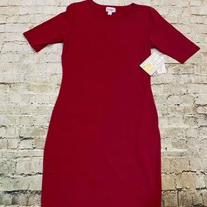 Lularoe Julia Fusia Red XXS